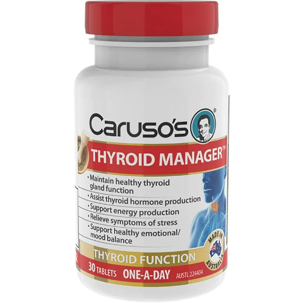 Caruso's Natural Health Thyroid Manager 30 Tablets