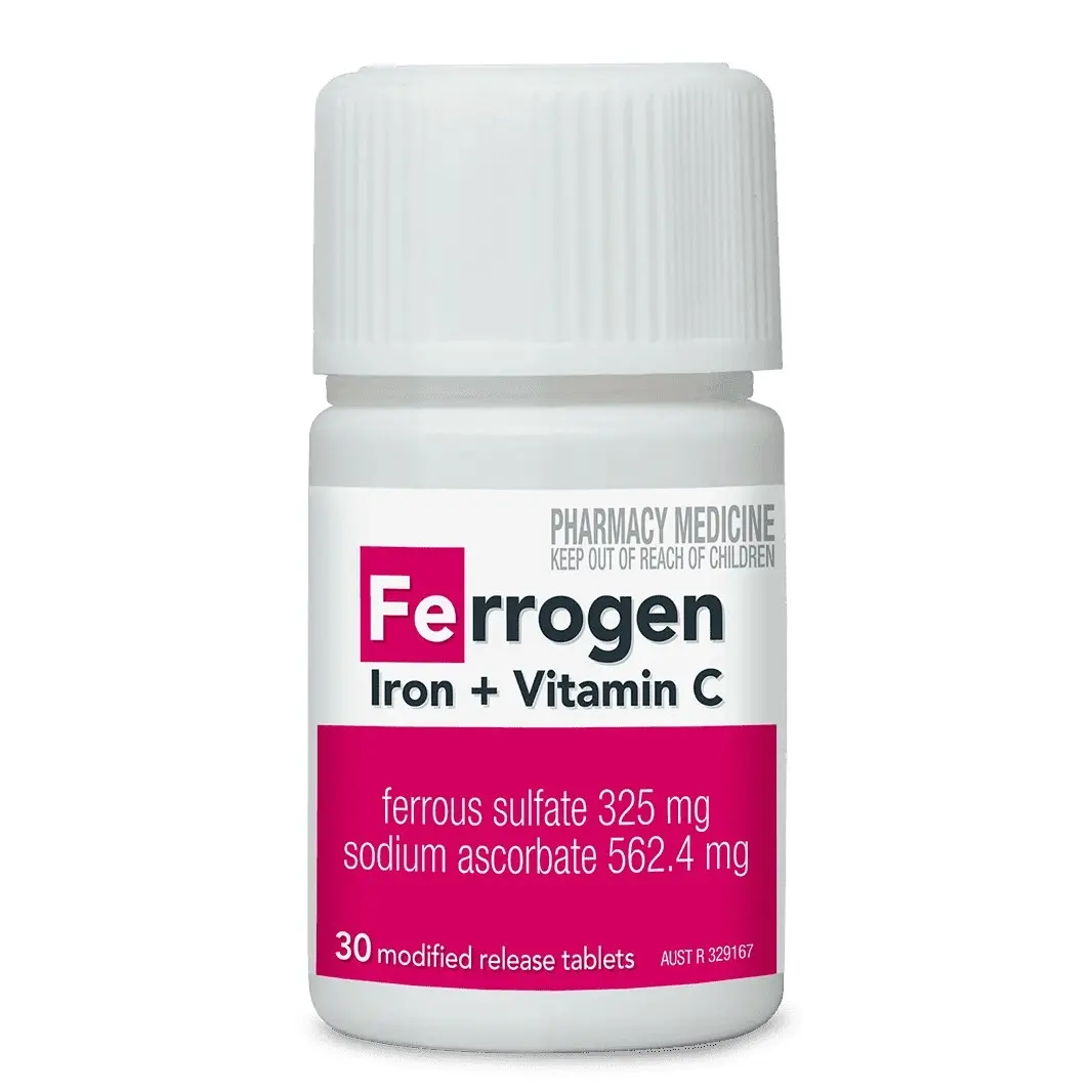 Ferrogen Iron + Vitamin C 30 Tablets