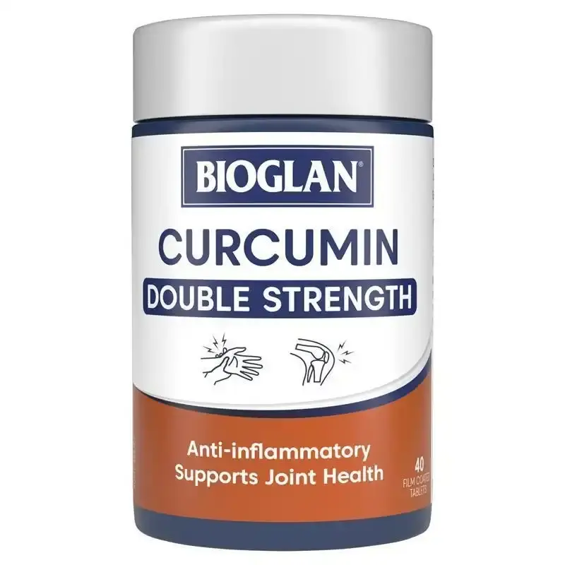 Bioglan Curcumin Double Strength 1200mg 40 Tablets