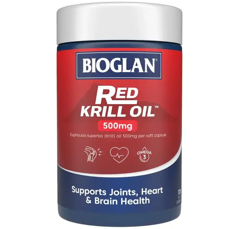 Bioglan Red Krill Oil 500mg 120 Soft Capsules