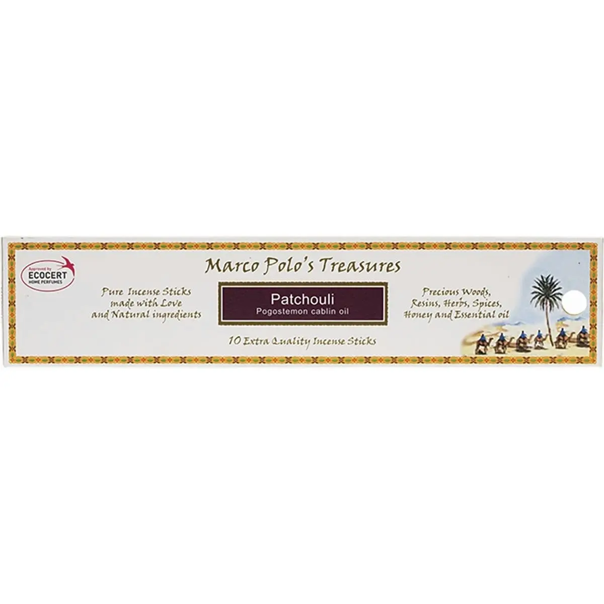 Marco Polo'S TREASURES Incense Sticks Patchouli 10