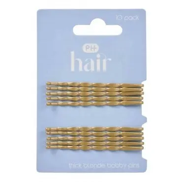 Pharmacy Health BOBBY PINS THICK BLONDE 10PK