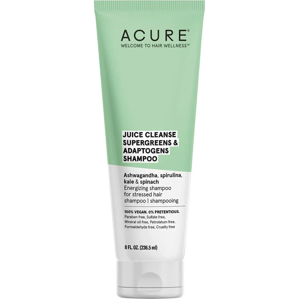 Acure Juice Cleanse S/greens & Adaptogens Shampoo 236ml