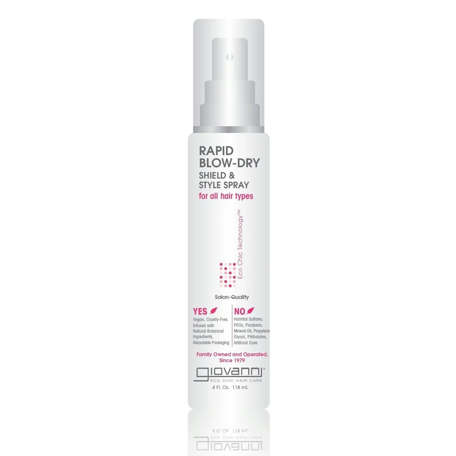 Giovanni Hair Shield & Style Spray Rapid Blow-Dry 118ml