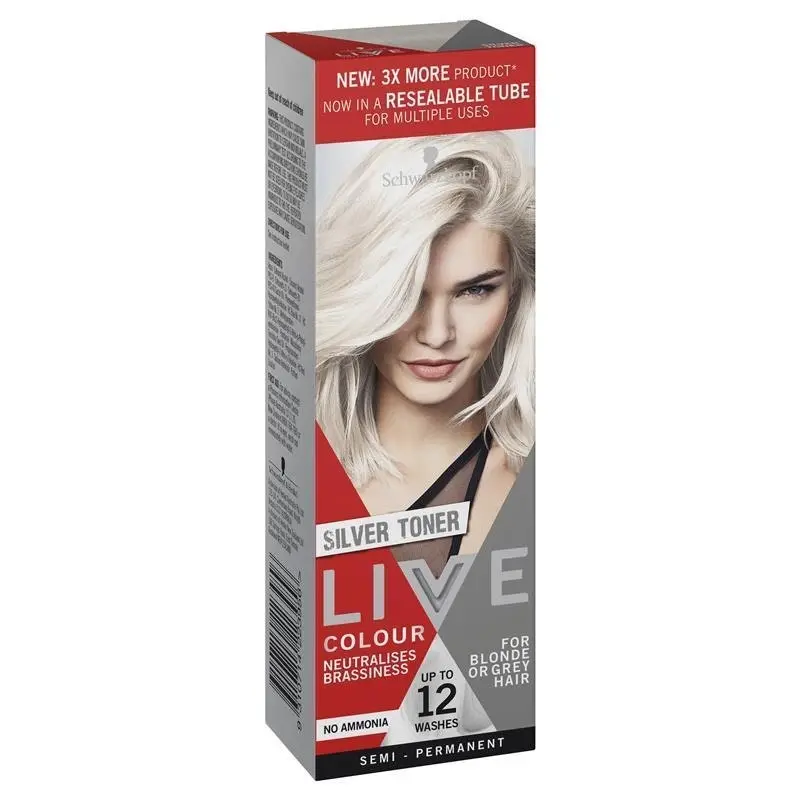 Schwarzkopf Live Colour Silver Toner 12 Wash 75mL