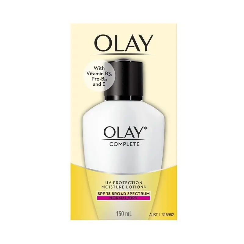 Olay Complete UV Protection Moisturiser Lotion Normal/Dry SPF15 150mL