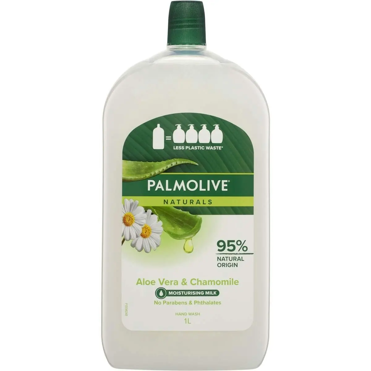 Palmolive Naturals Liquid Hand Wash Soap Aloe Vera Value Refill 1l