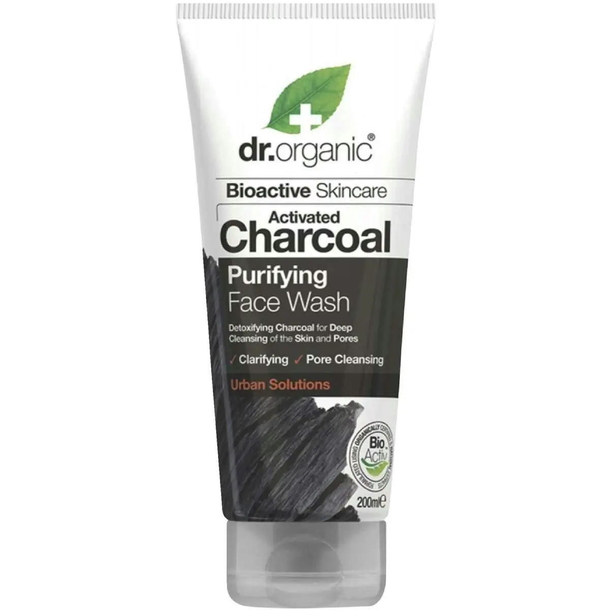 Dr Organic Face Wash Activated Charcoal 200ml