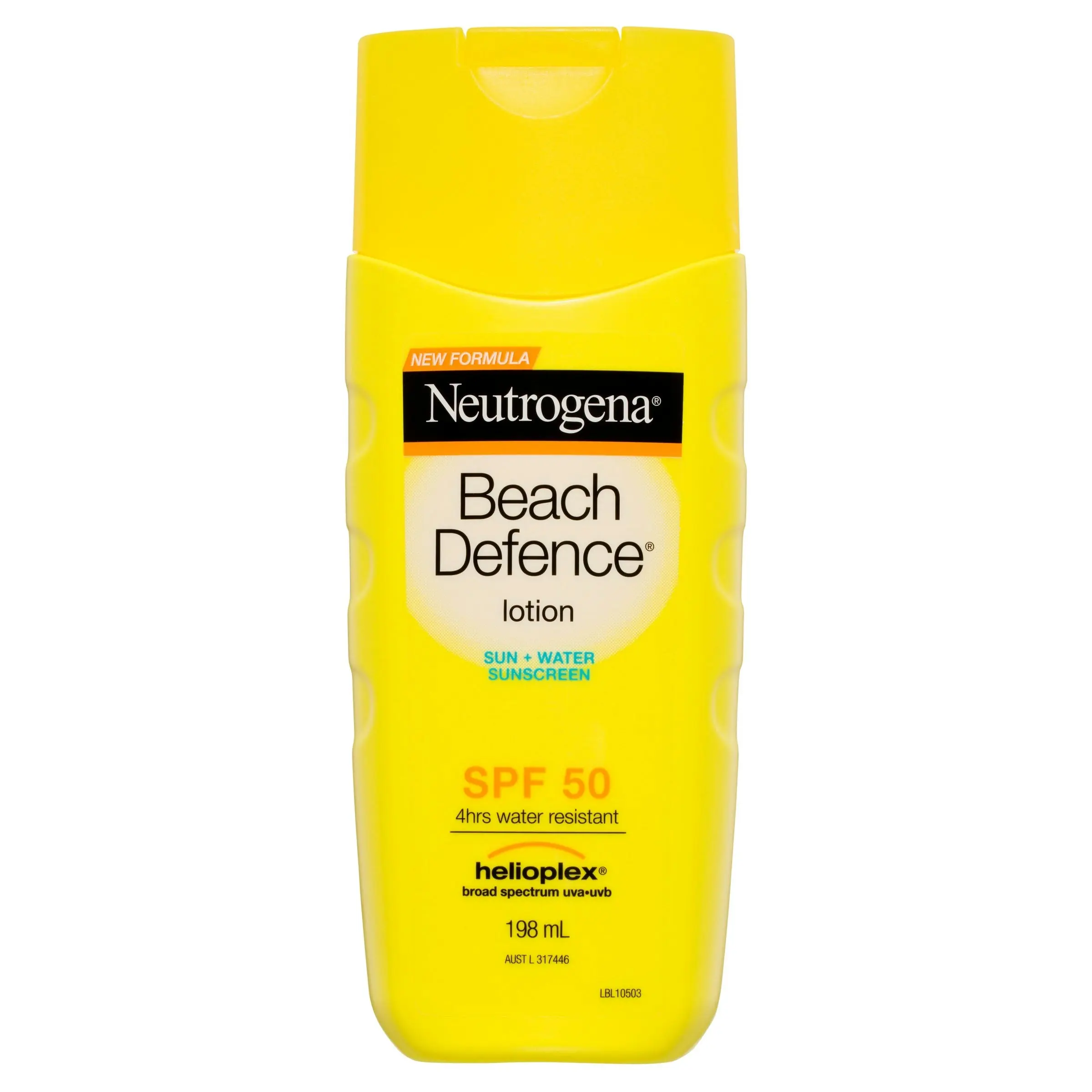 Neutrogena Beach Defence Sunscreen Water + Sun Barrier Lotion SPF 50 198mL