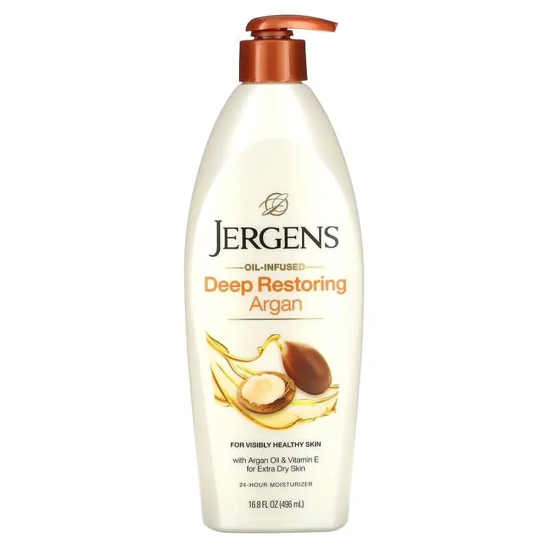 Jergens Oil Infused Deep Restoring Argan Moisturiser 496ml