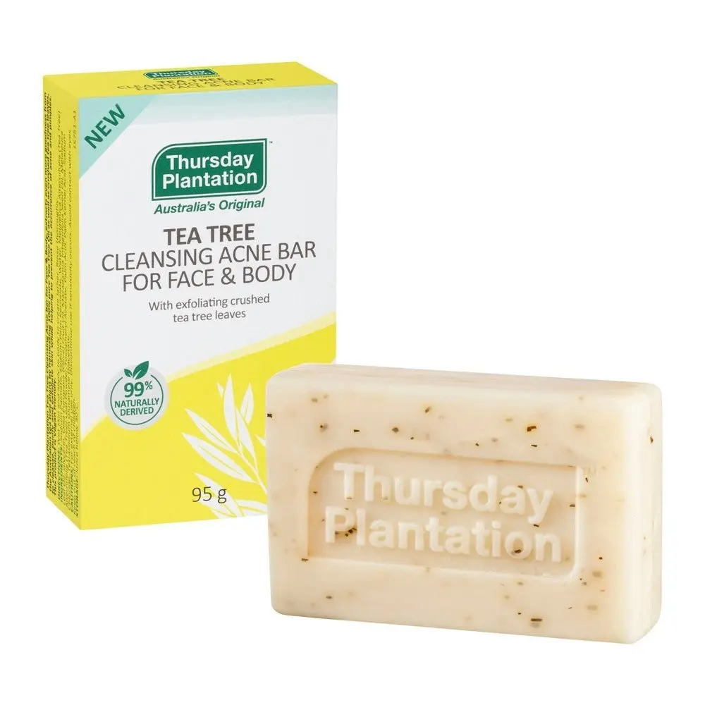 Thursday Plantation Tea Tree Cleansing Acne Bar for Face & Body 95g