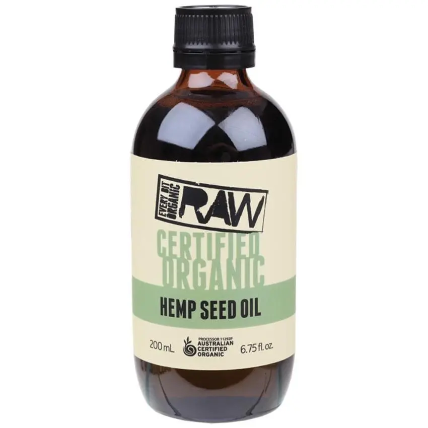 Every Bit Organic RAW Hemp Seed Oil 200ml