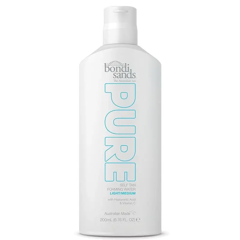 Bondi Sands Pure Self Tan Foaming Water Light/medium 200ml