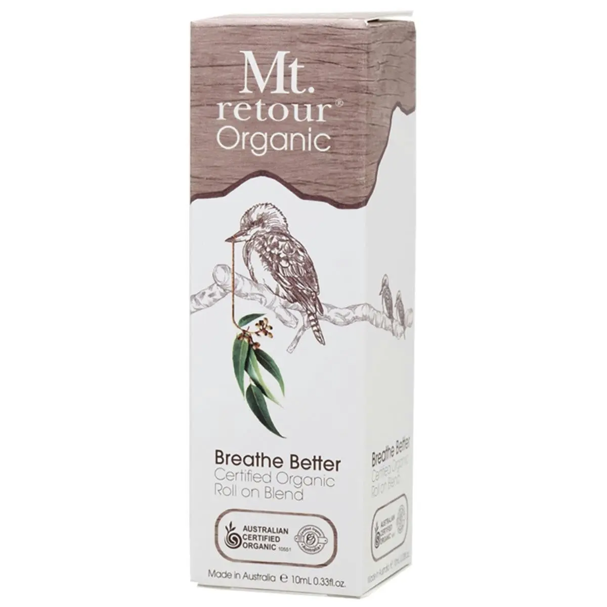 Mt Retour Essential Oil (100%) Breathe Better Blend (Roll-on) 10ml