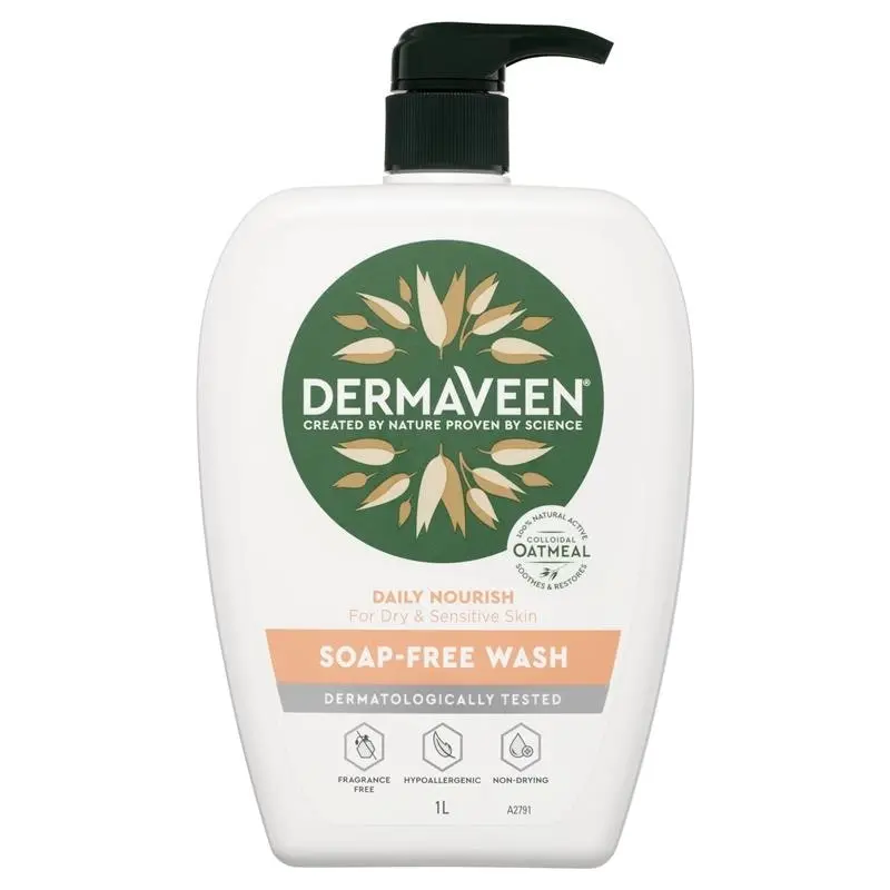 DermaVeen Daily Nourish Soap Free Wash 1 Litre