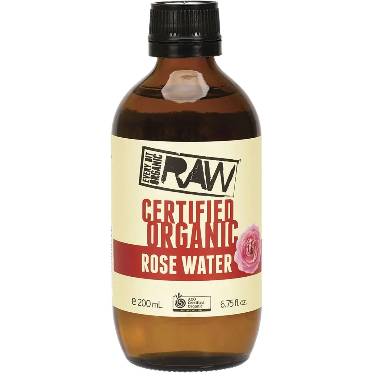 Every Bit Organic RAW Rose Water 200ml