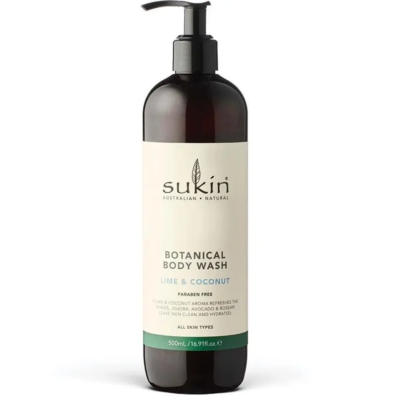 Sukin Botanical Body Wash Lime & Coconut 500ml