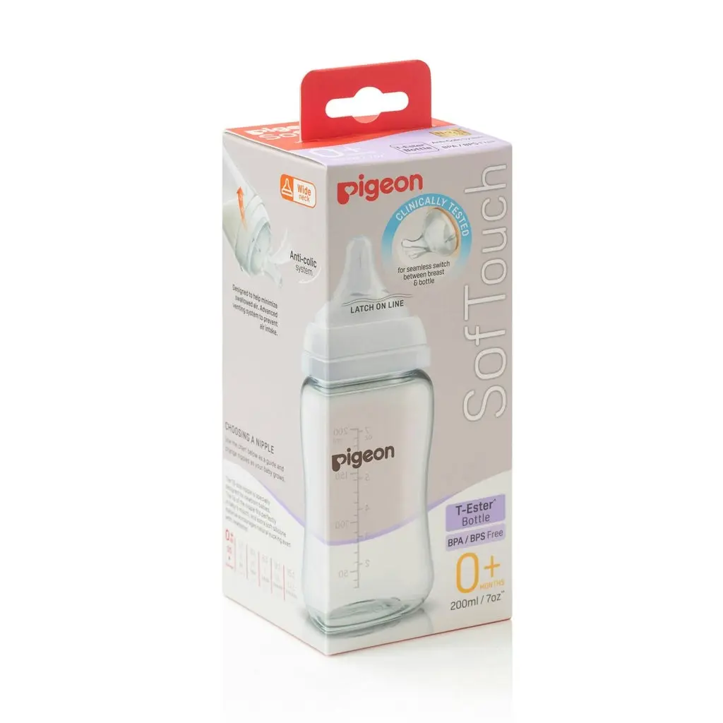 PIGEON SofTouch 3 T-Ester Nursing Bottle 200ML