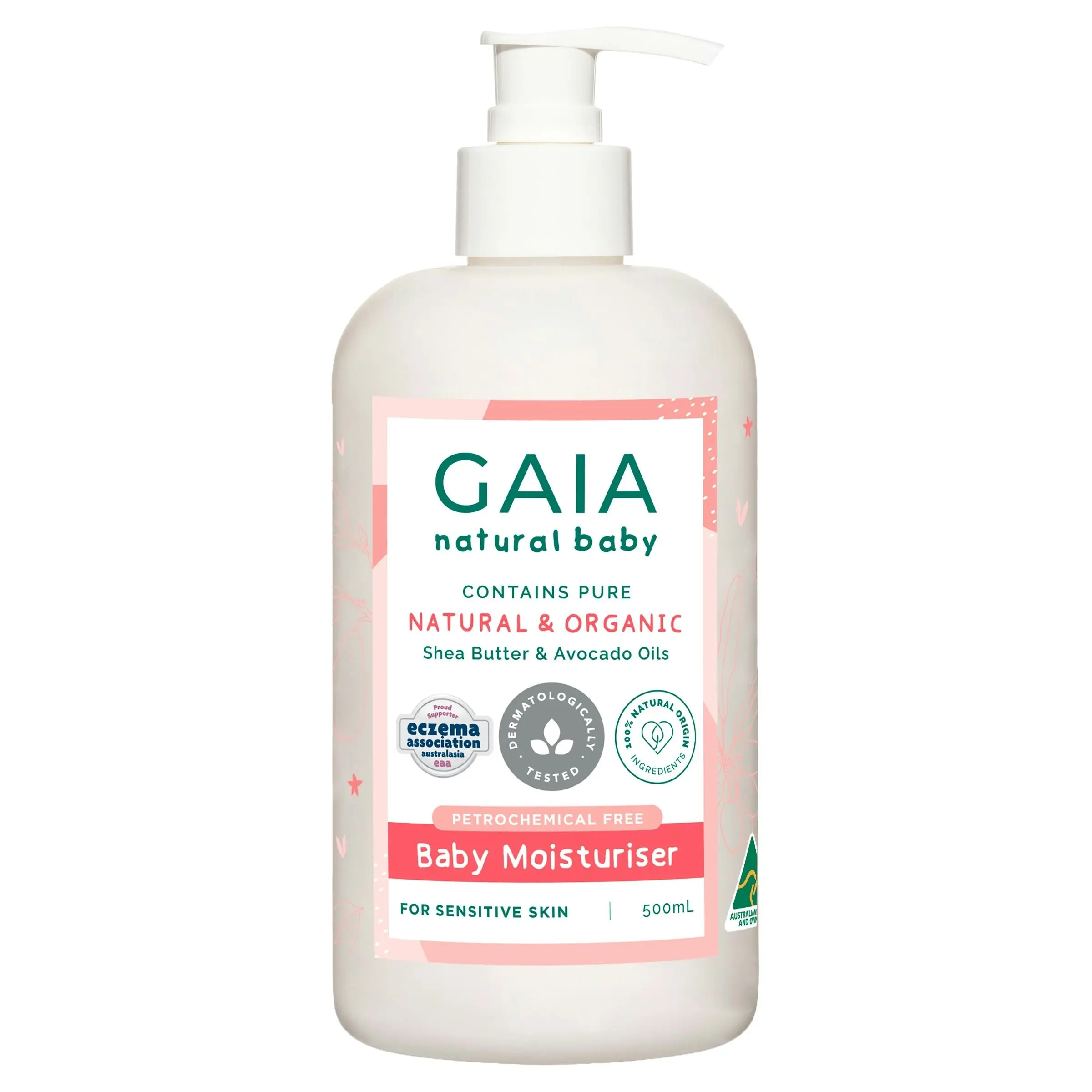 Gaia Natural Baby Moisturiser 500ml