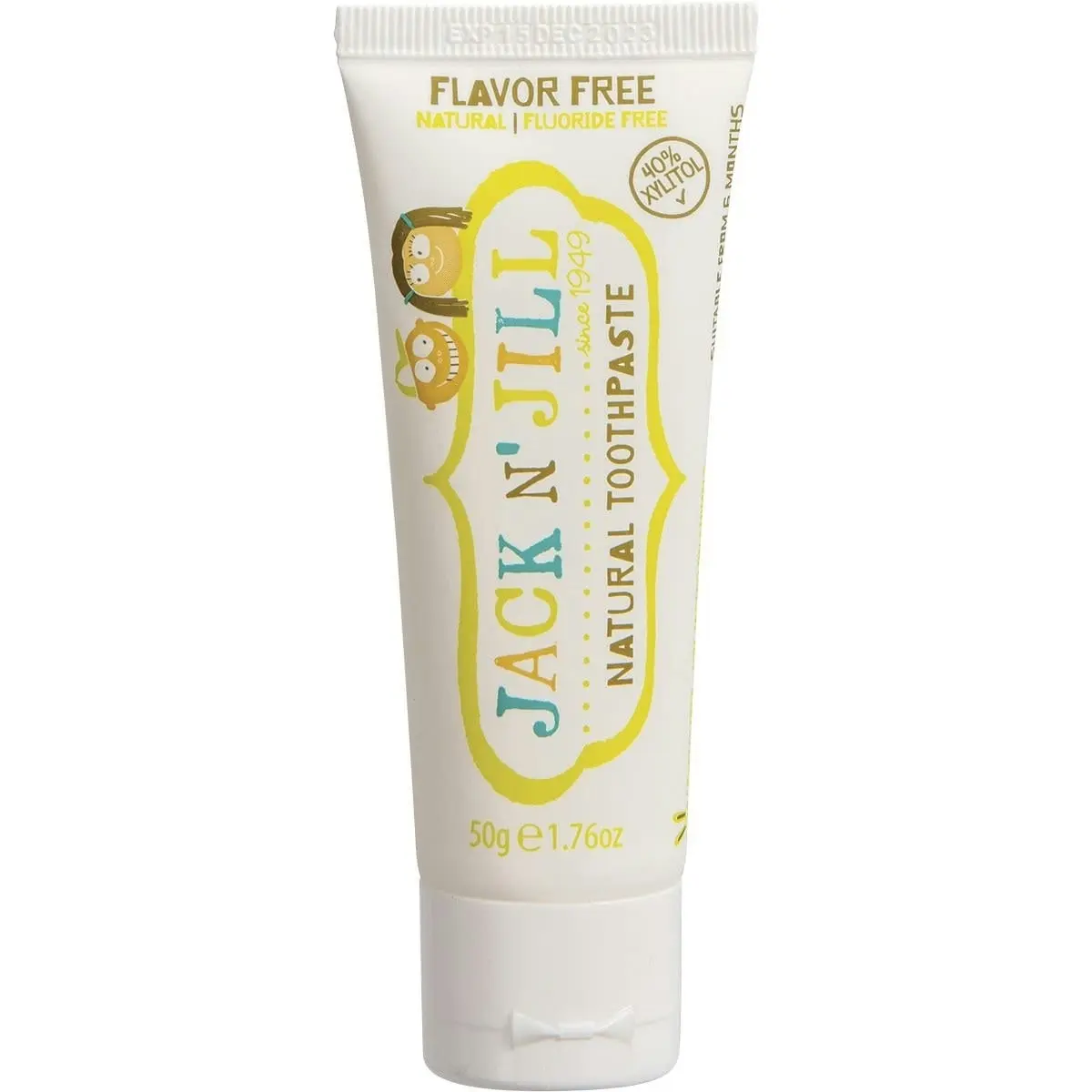 JACK N' JILL Toothpaste (Children) Flavour Free - Fluoride Free 50g