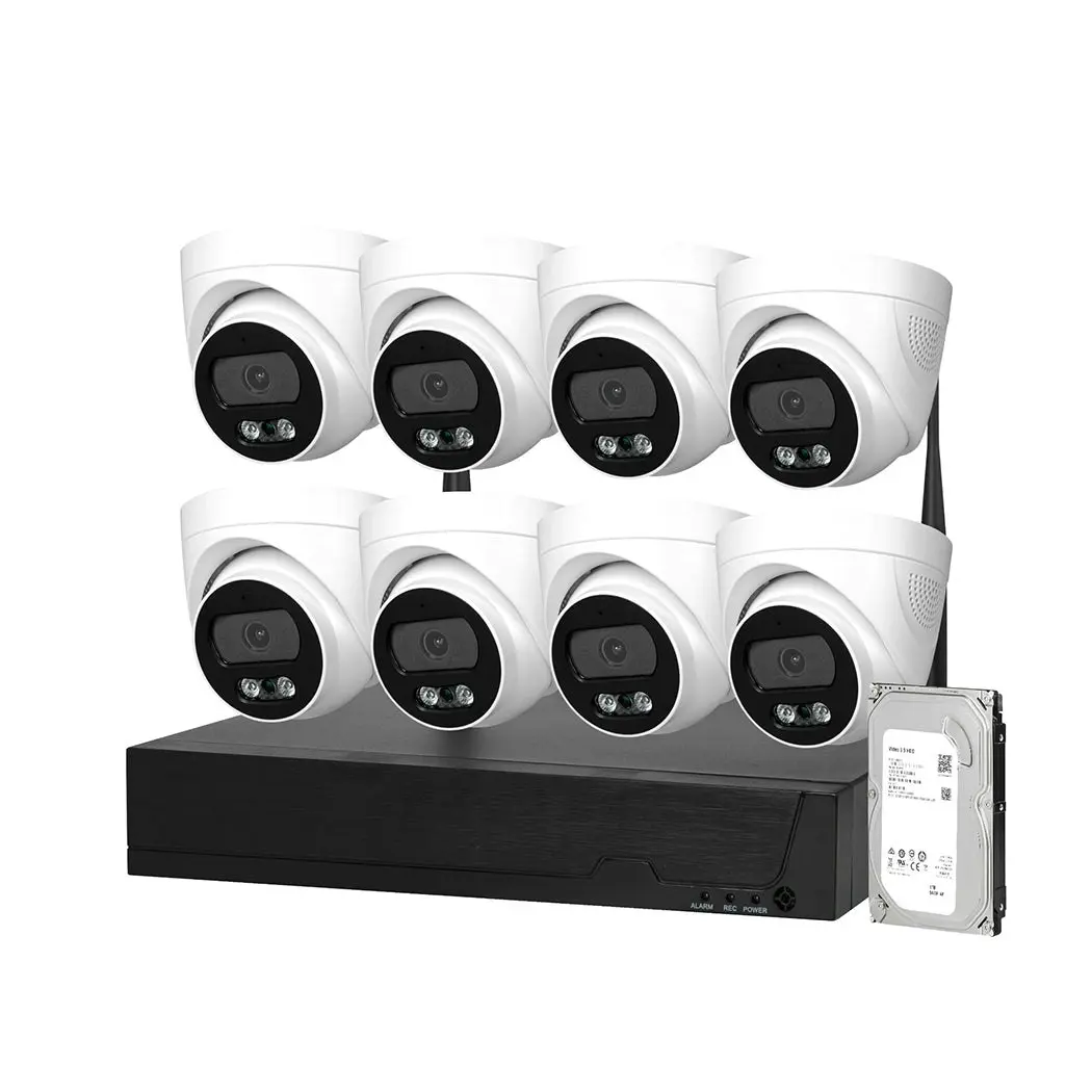 Wireless Security Camera System Set With Hard Drive Home CCTV 8CH 1080P Wifi X8