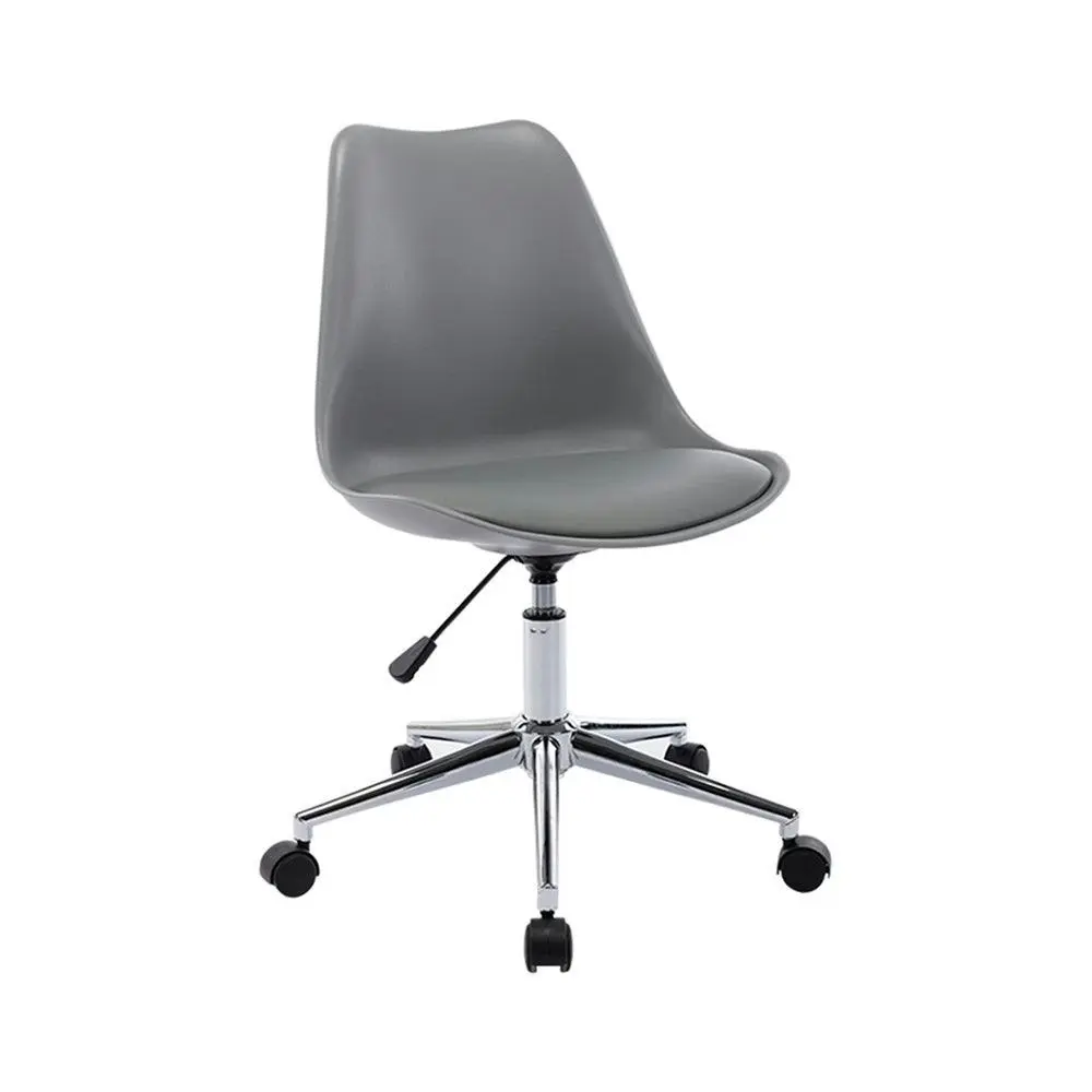 Chotto - Ando Office Desk Chair with Vegan Leather Seat - Grey