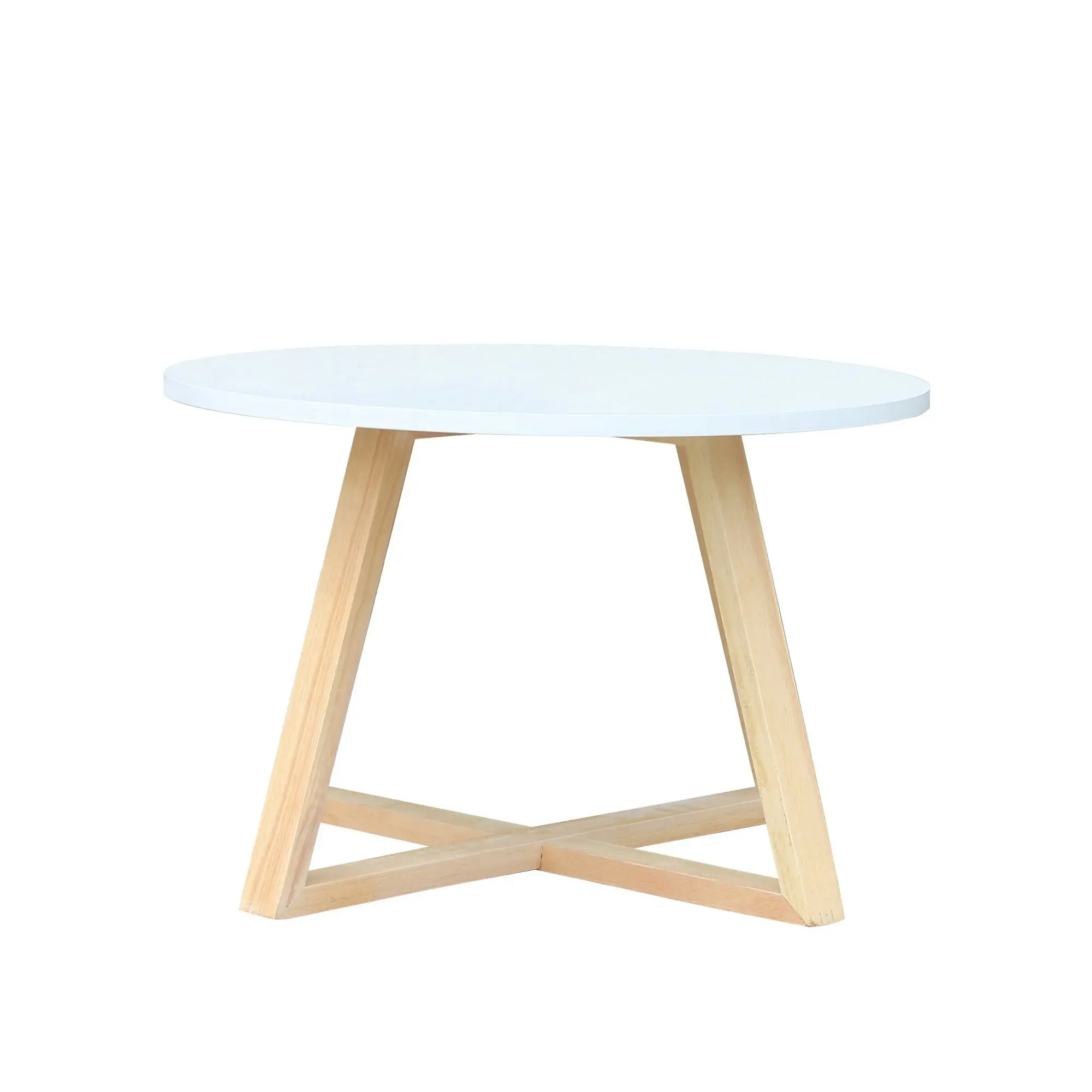 Chotto - Juji Round Top Coffee Table - White - 70cm