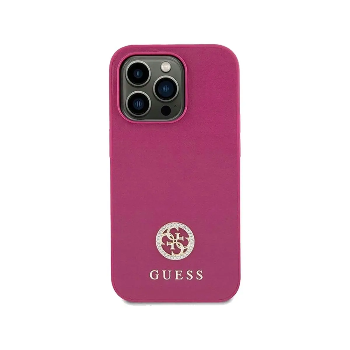 Guess 4G Diamond Smooth Phone Case for iPhone 15 Pro Max