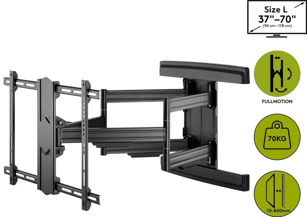 Goobay TV Wall Mount Fullmotion Pro Large Wide Range for TVs (37-70")