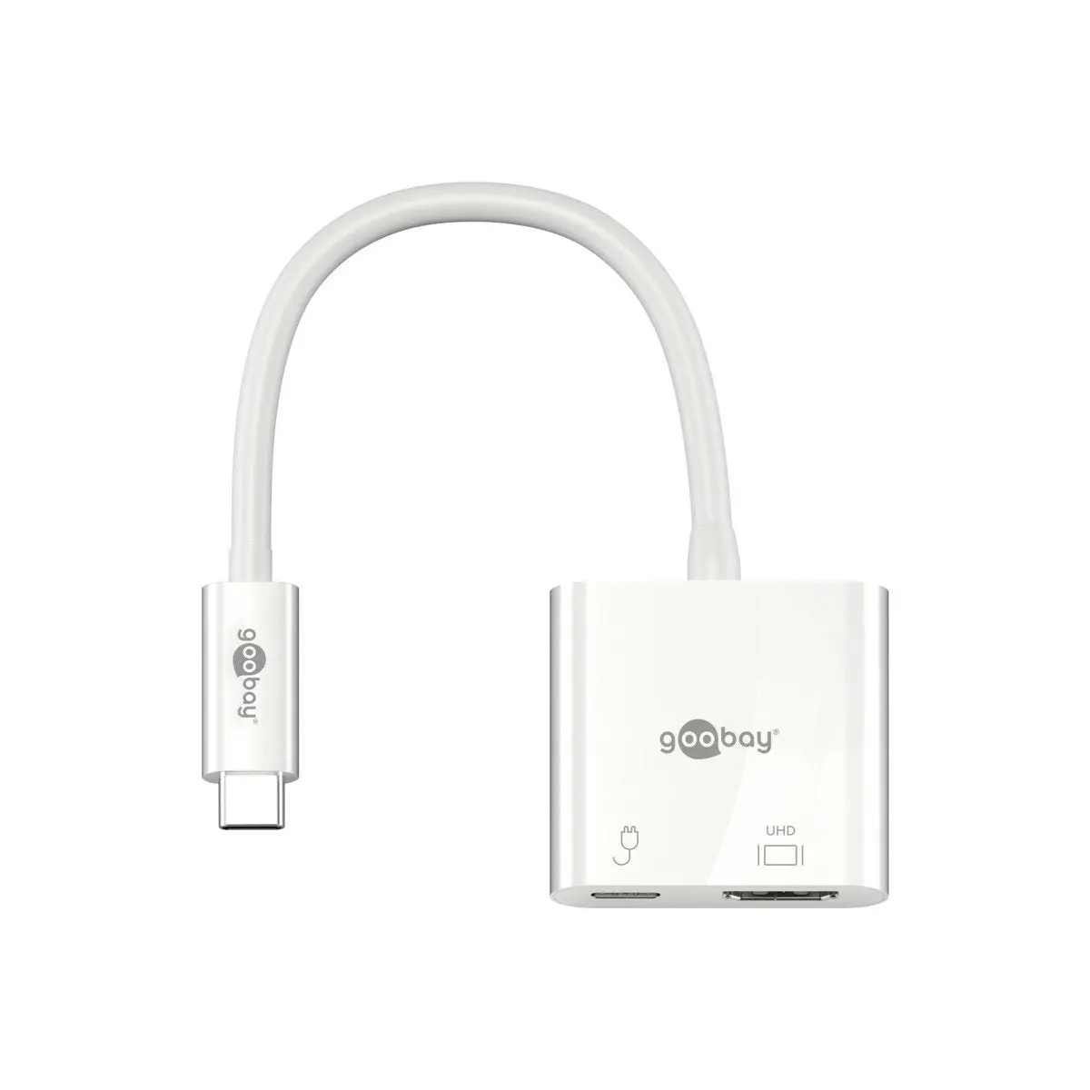 Goobay USB-C HDMI adapter (4k 60 Hz)3A/60W white