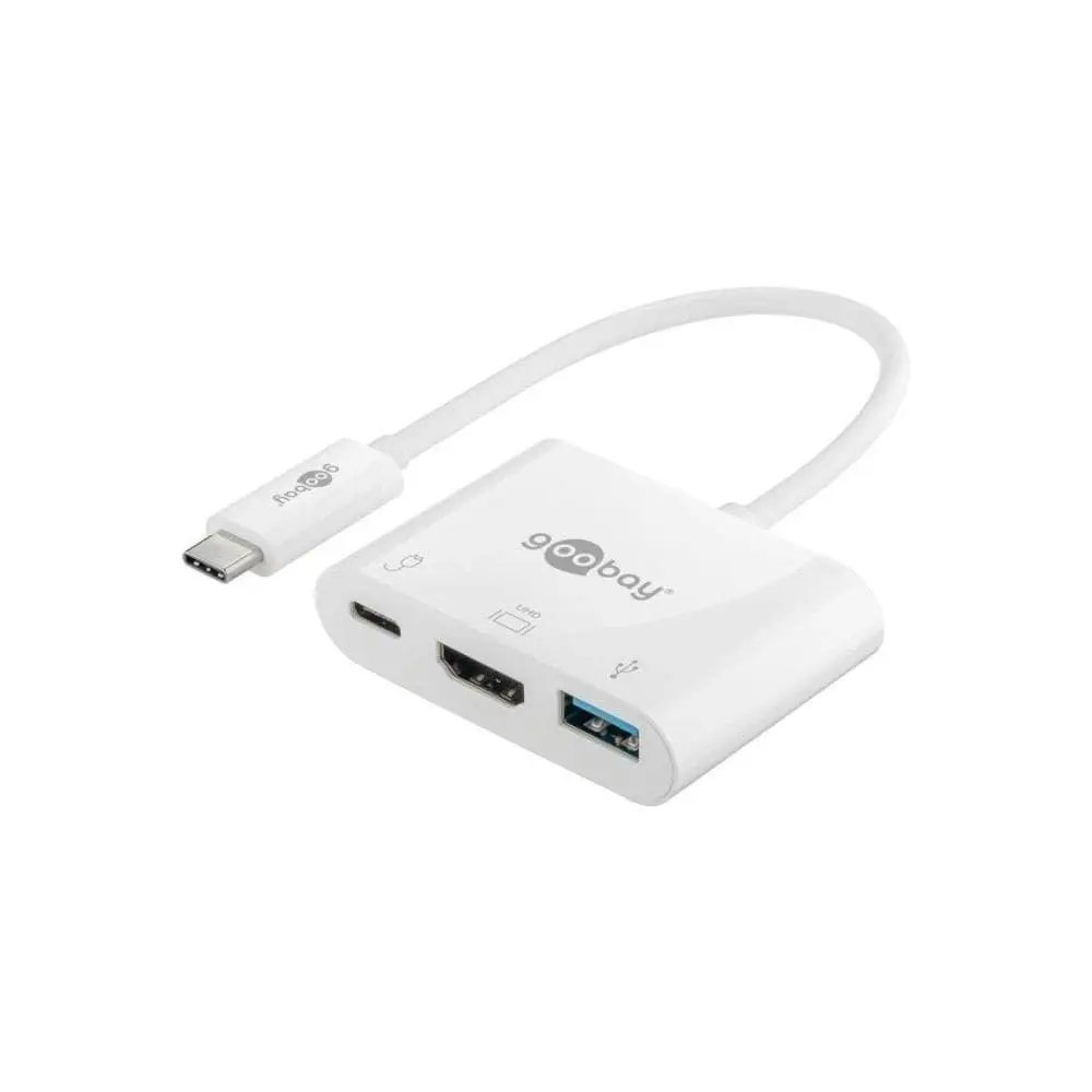 Goobay USB-C Multiport Adapt (HDMI PD) 3A 60W