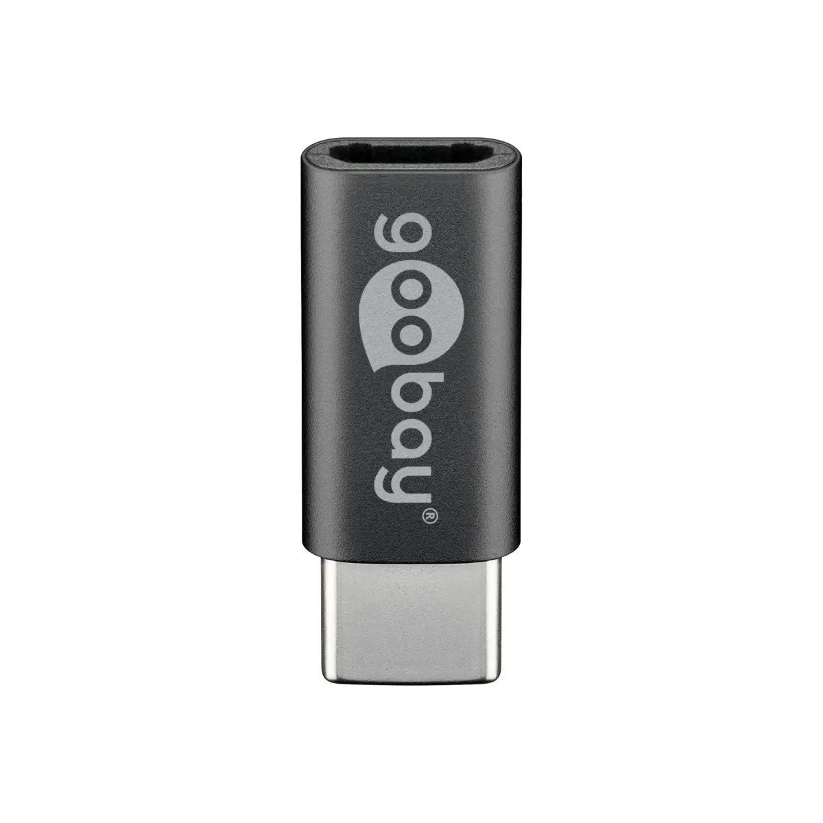 Goobay USB-C male > USB 2.0 Micro female (Type B) - Grey