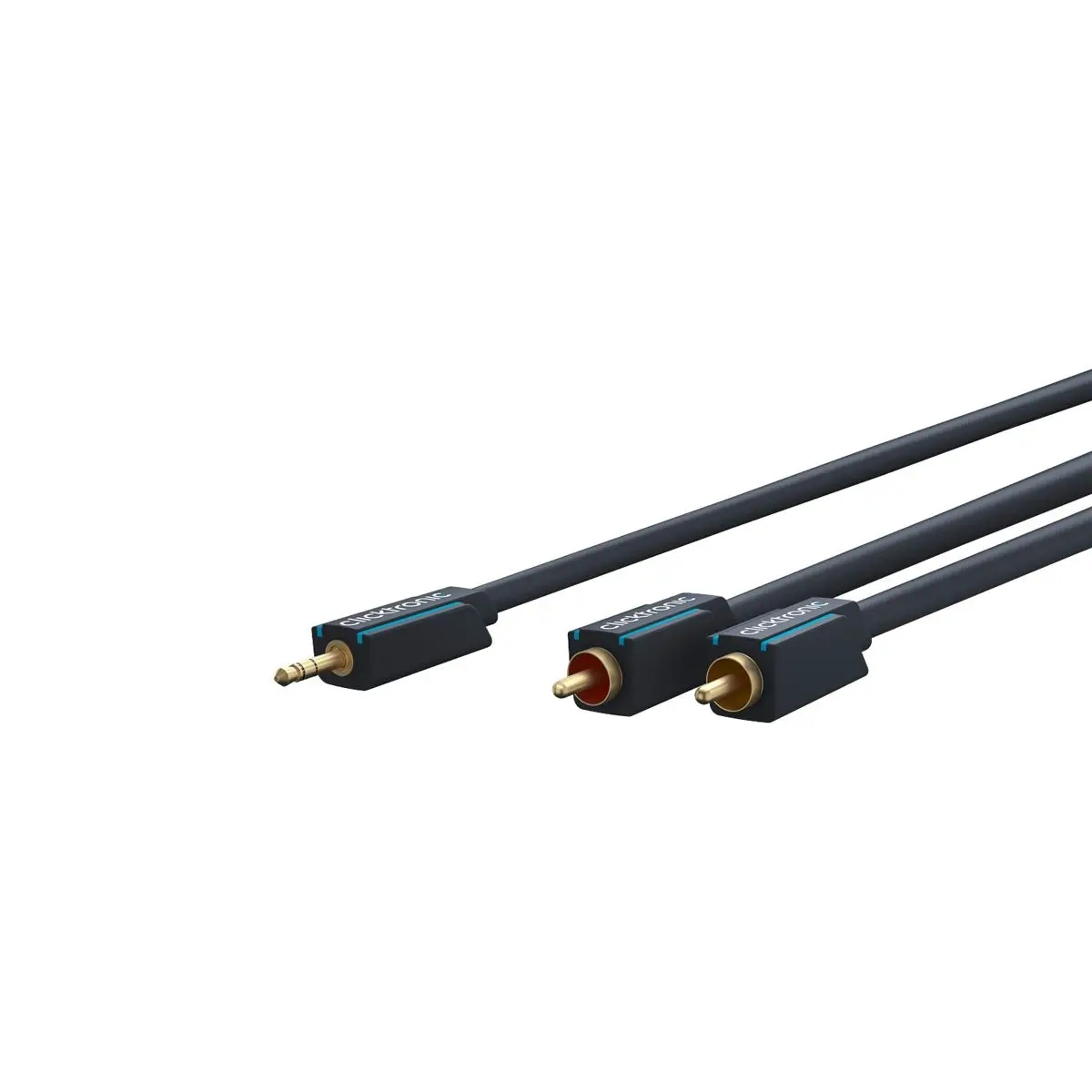 Clicktronic 3.5mm AUX to RCA Cable - 2m