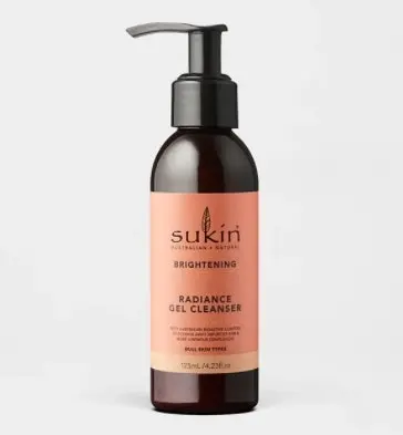 Sukin Bright Radiance Gel Cleanser 125ml