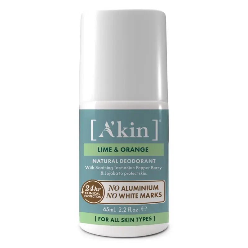 A'kin Lime & Orange Roll On Deodorant 65ml