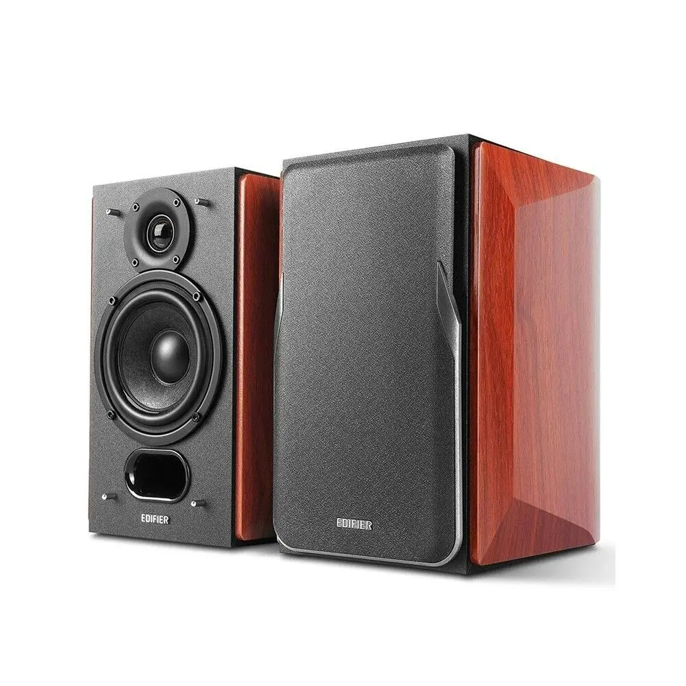 Edifier P17 Passive Bookshelf Speakers Premium Wooden -brown/black