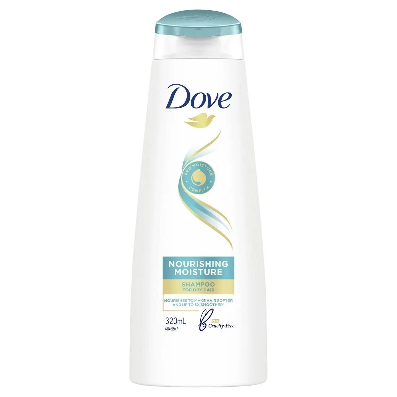 Dove Nourishing Moisture Shampoo for Dry Hair with Pro Moisture Complex  320ml