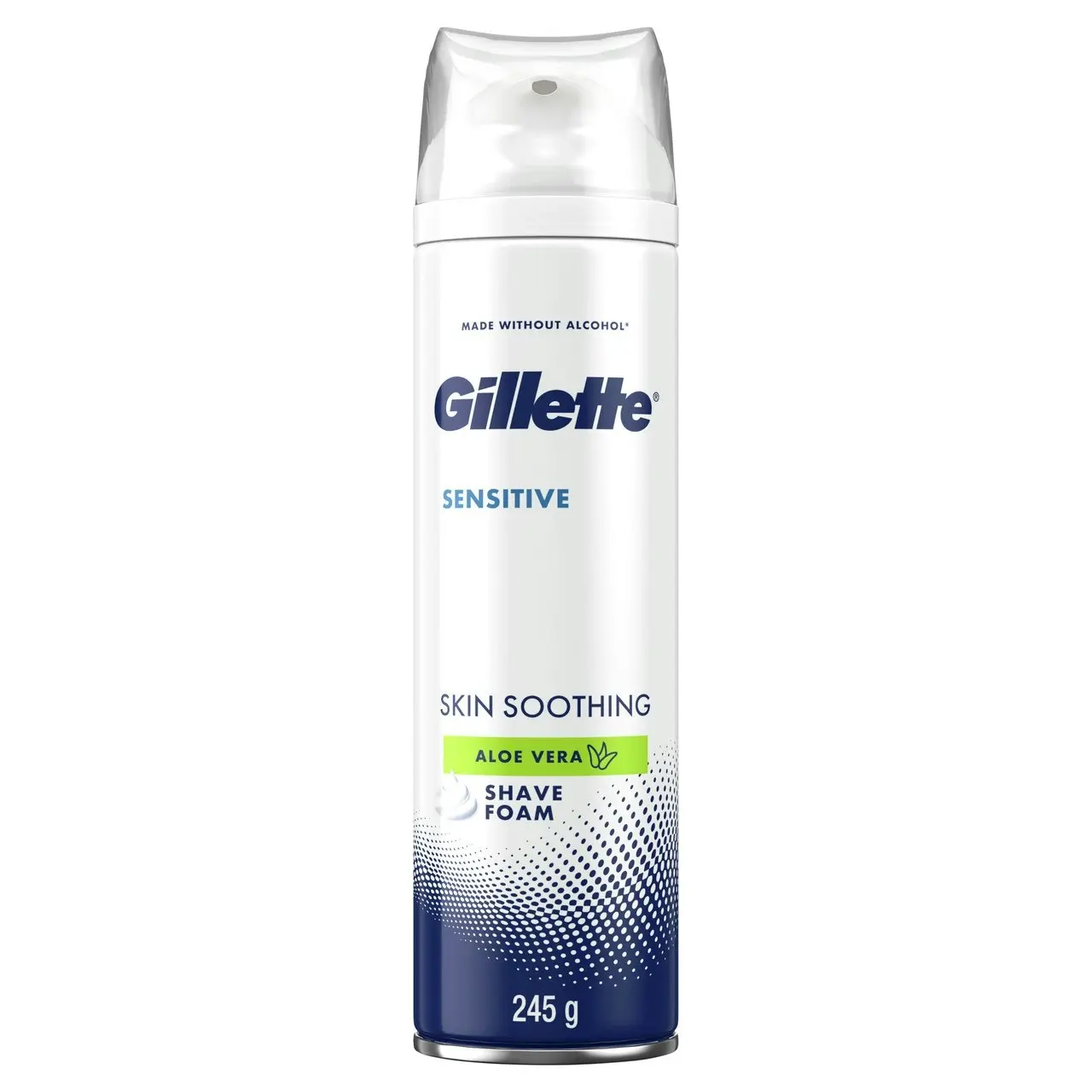 Gillette Sensitive Skin Soothing with a Touch of Aloe Vera Shave Foam 245 g