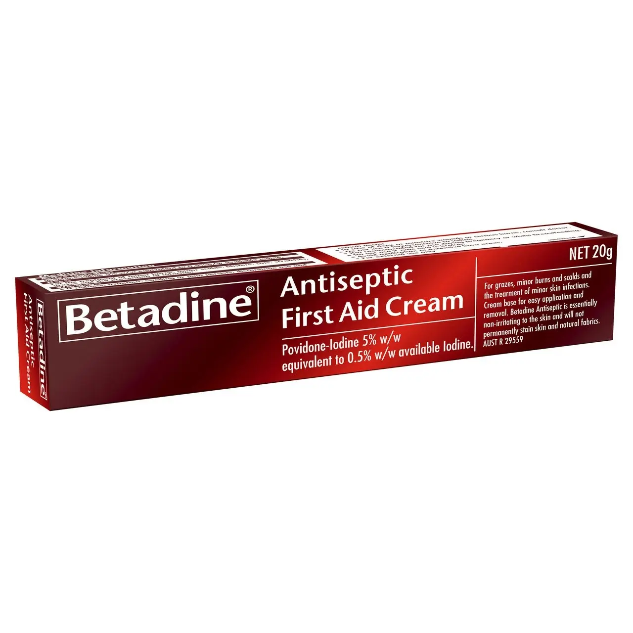 Betadine Antiseptic First Aid Cream 20g