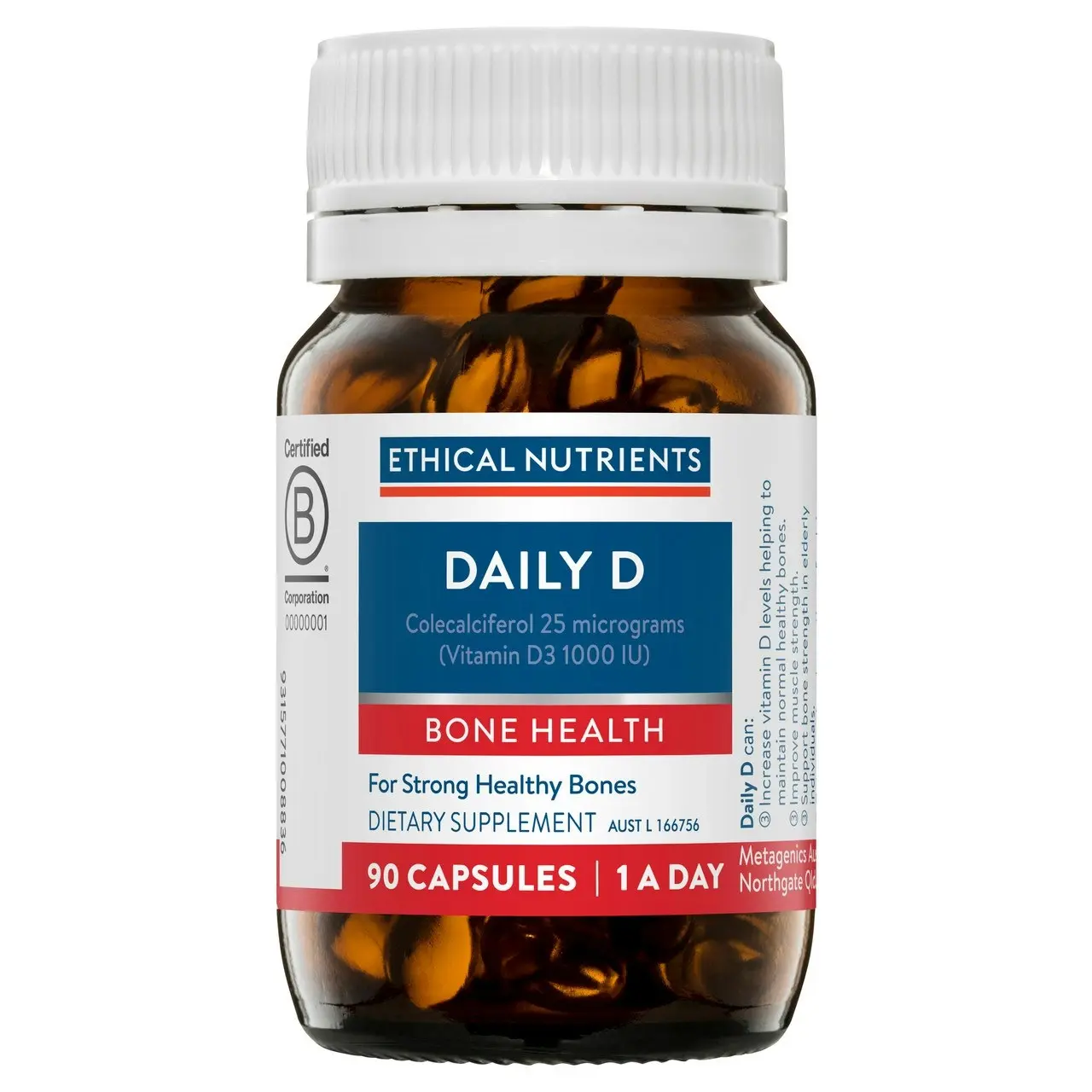 Ethical Nutrients Daily D 90 Capsules