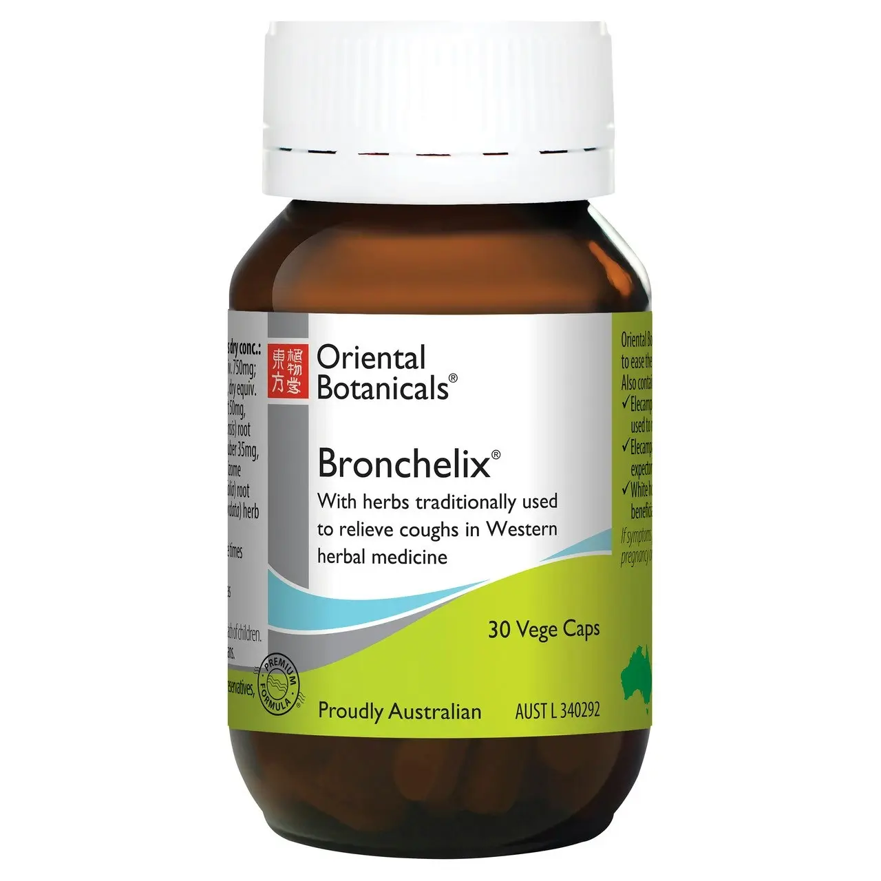 Oriental Botanicals Bronchelix 30 Vege Capsules