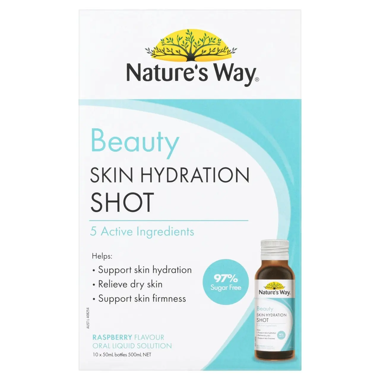 Nature's Way Beauty Skin Hydration shots 10 x 50ml