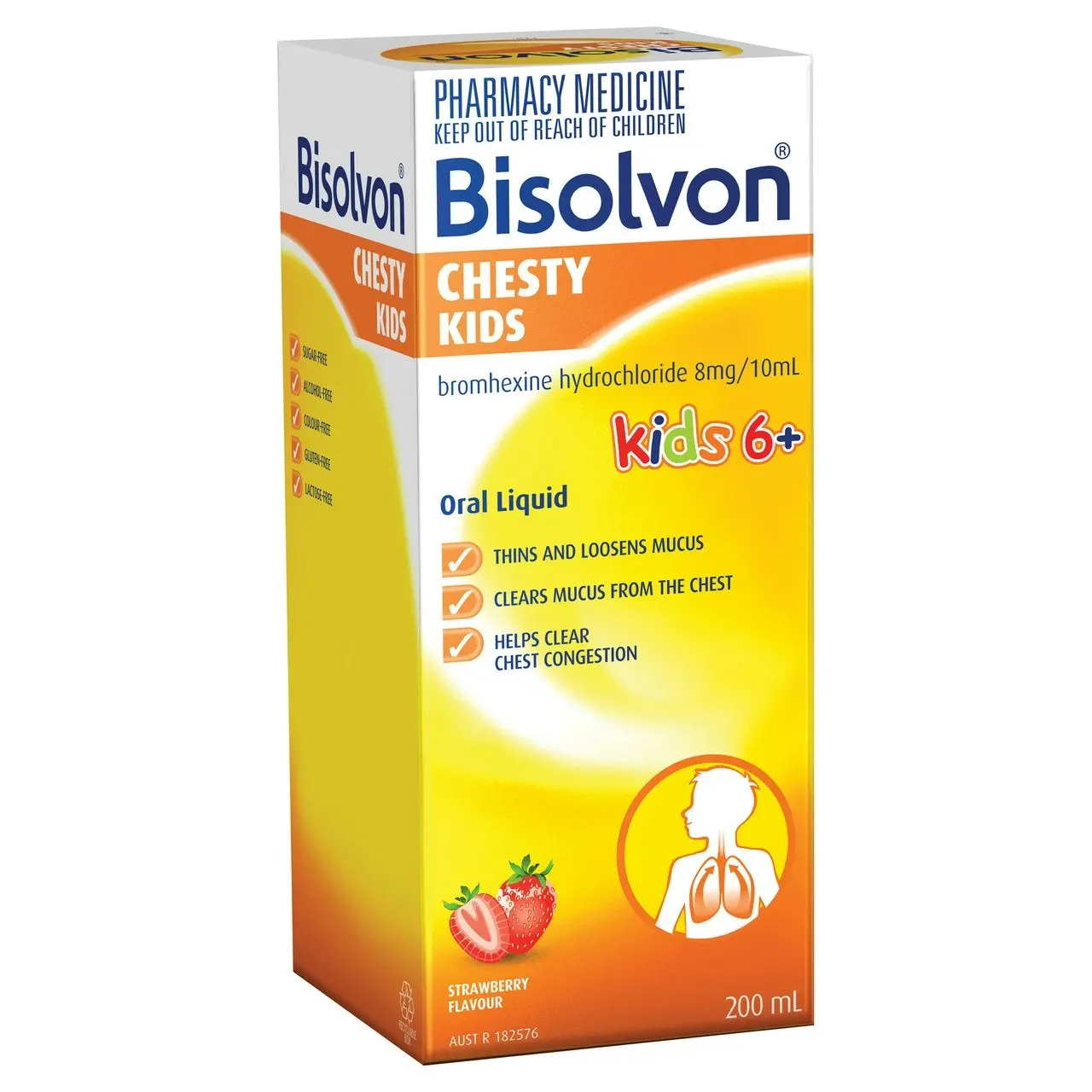 Bisolvon Oral Liquid Chesty Kids 200ml