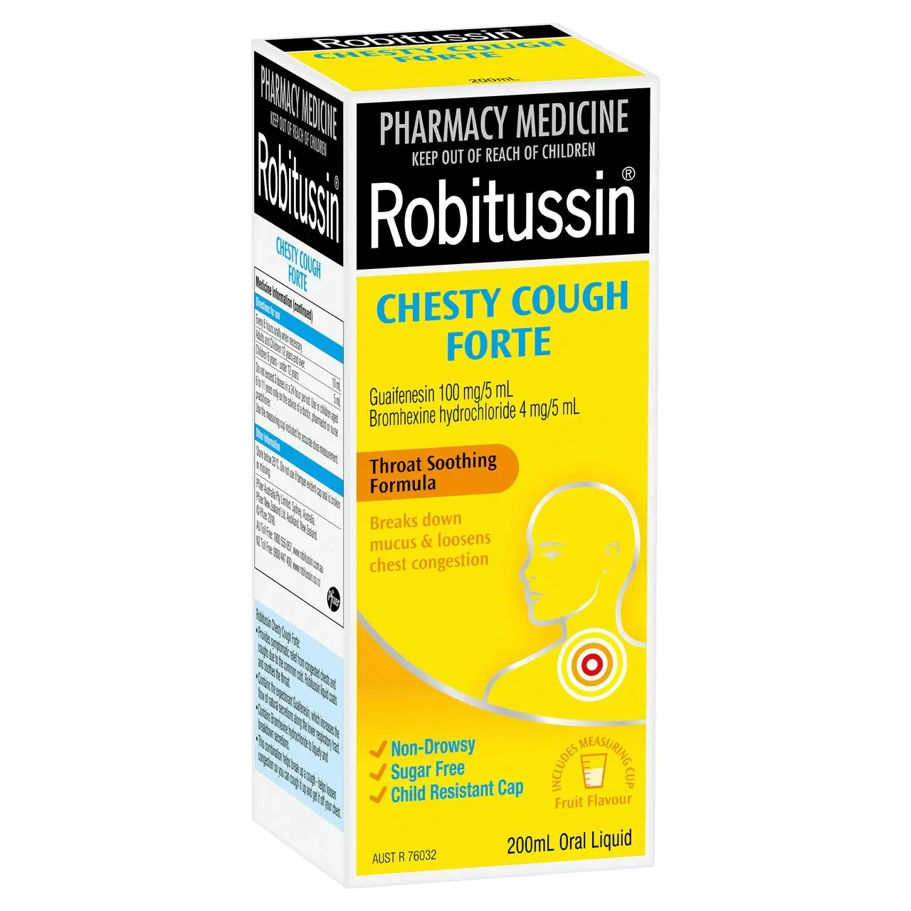 Robitussin Chesty Cough Forte Cough Liquid 200mL