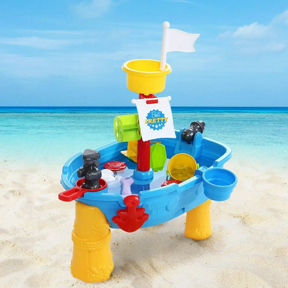 Keezi Kids Sandpit Pretend Play Set Outdoor Toys Water Table Activity Play Set