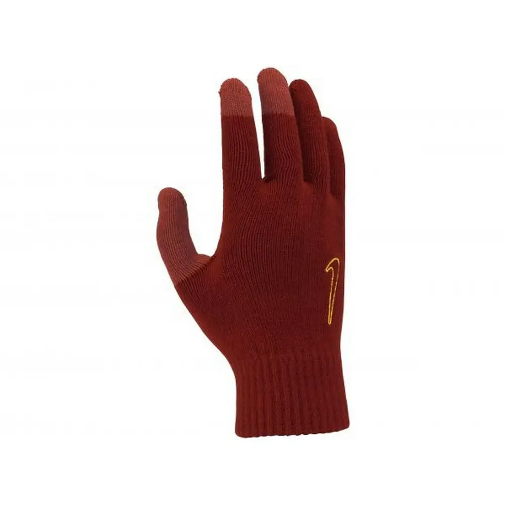 Nike Mens Cinnabar Knitted Swoosh Gloves