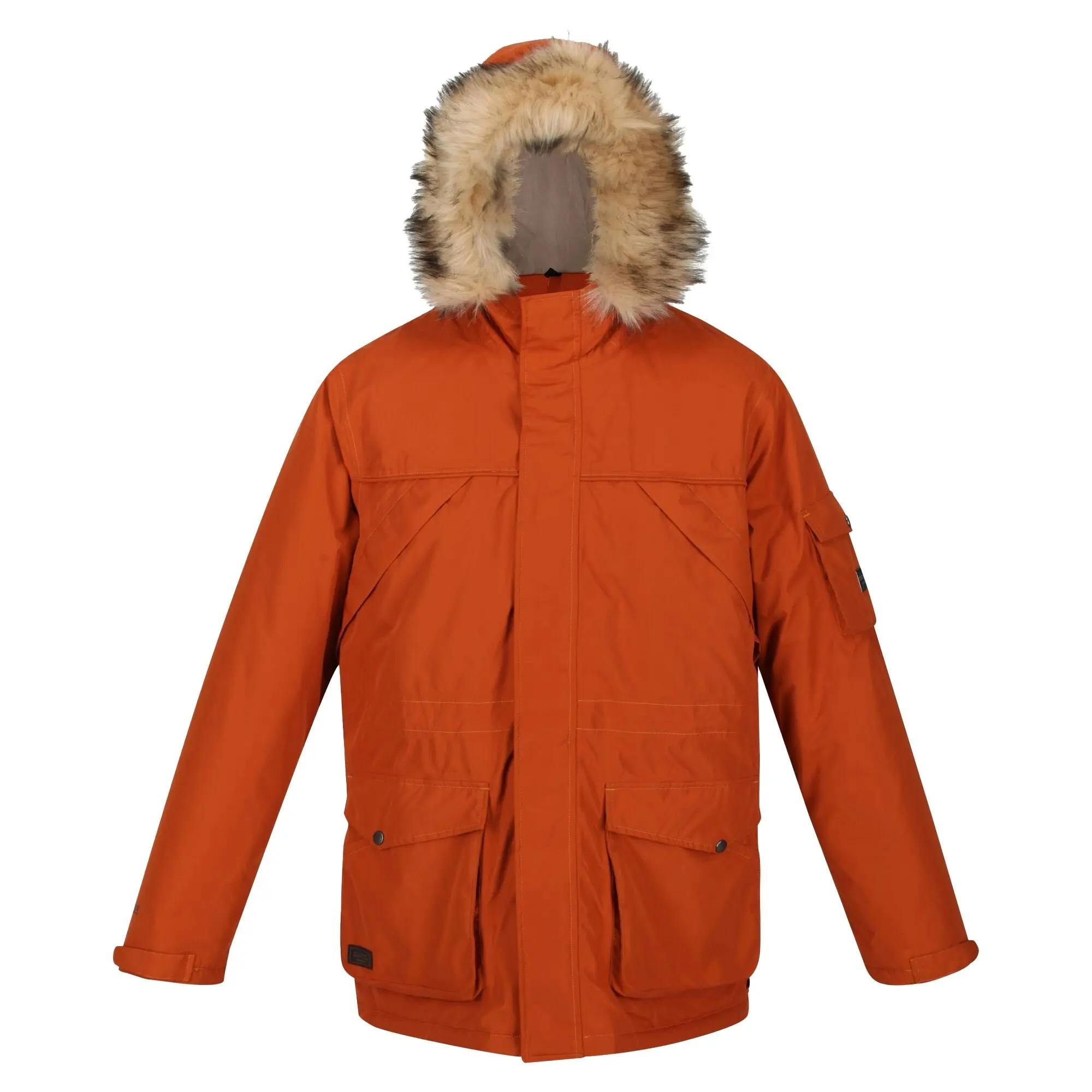 Regatta Mens Salinger II Faux Fur Insulated Parka