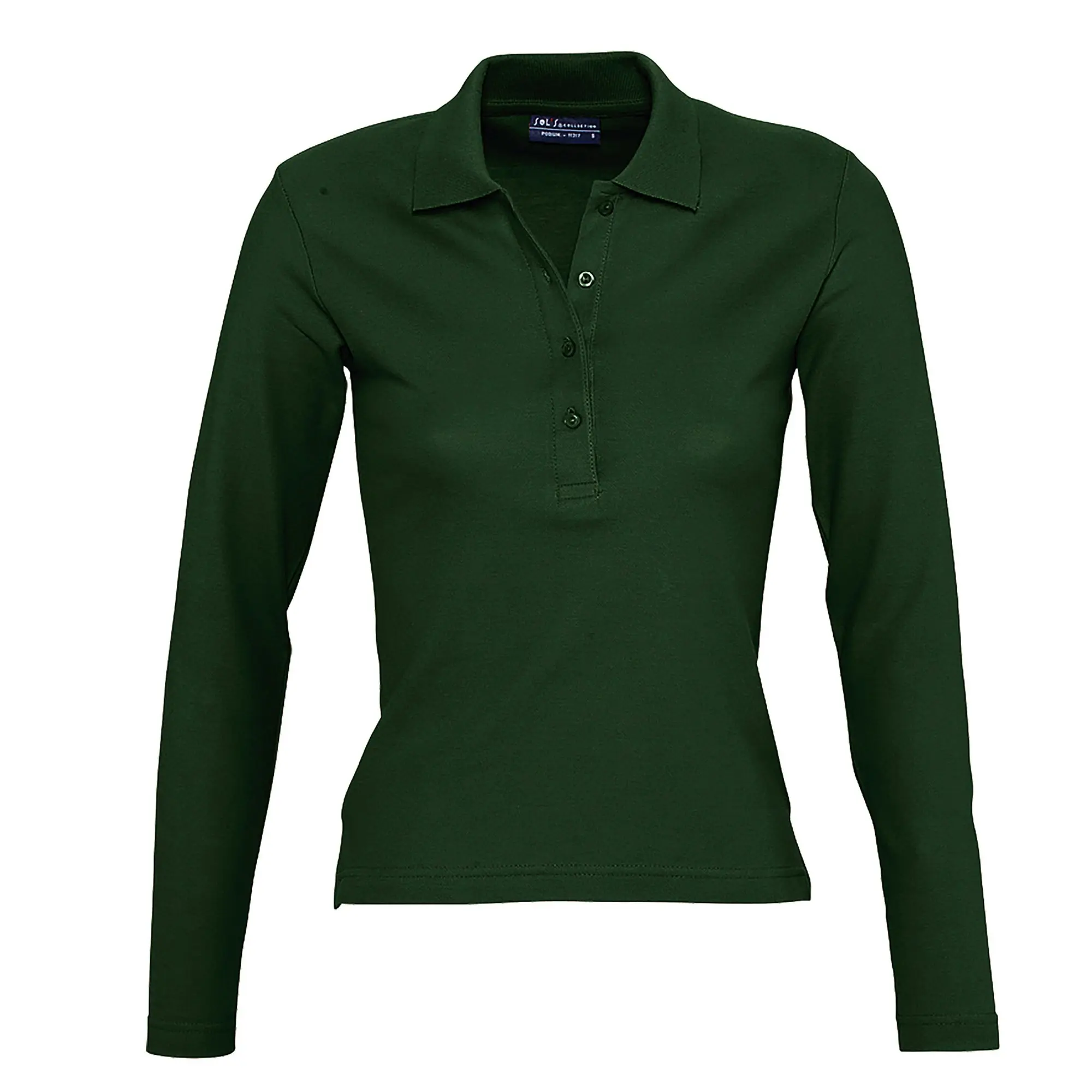 SOLS Womens/Ladies Podium Long Sleeve Pique Cotton Polo Shirt