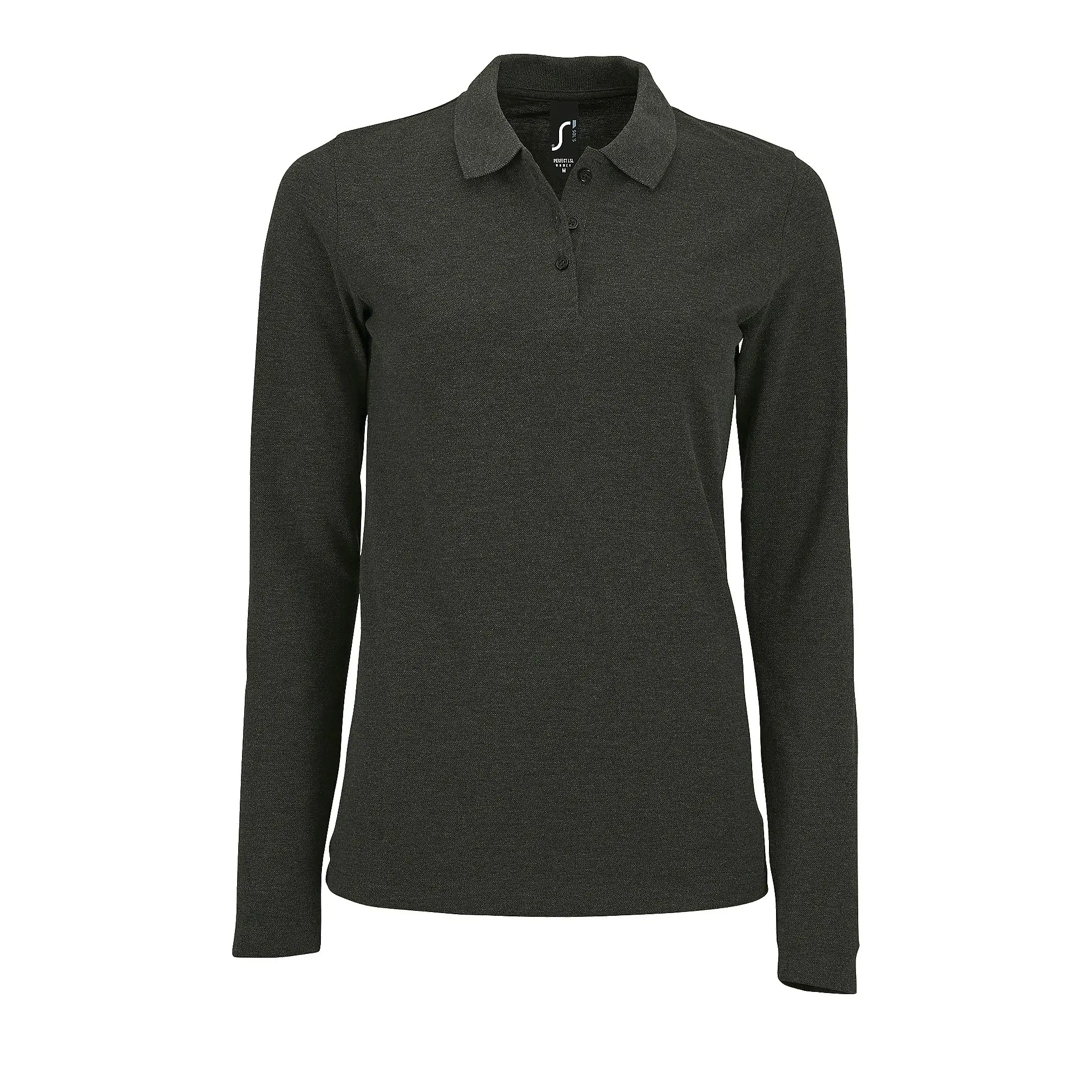 SOLS Womens/Ladies Perfect Long Sleeve Pique Polo Shirt