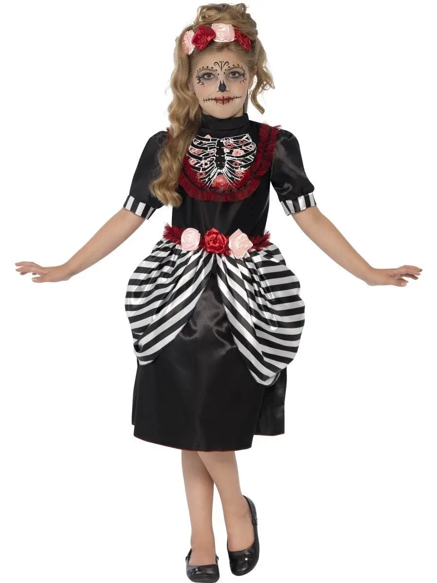 Sugar Skull Girls Costume